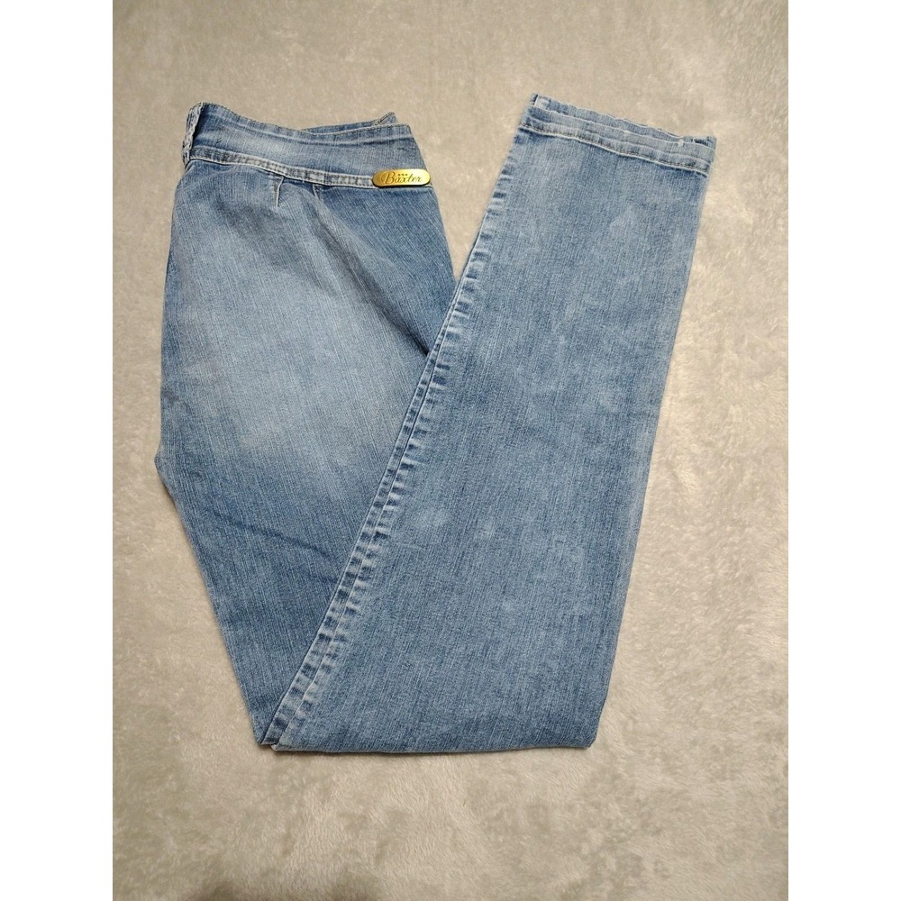 Baxter Jeans Ladies‎ 10 Blue Hipster Straight Stretch School Work Date Y2K